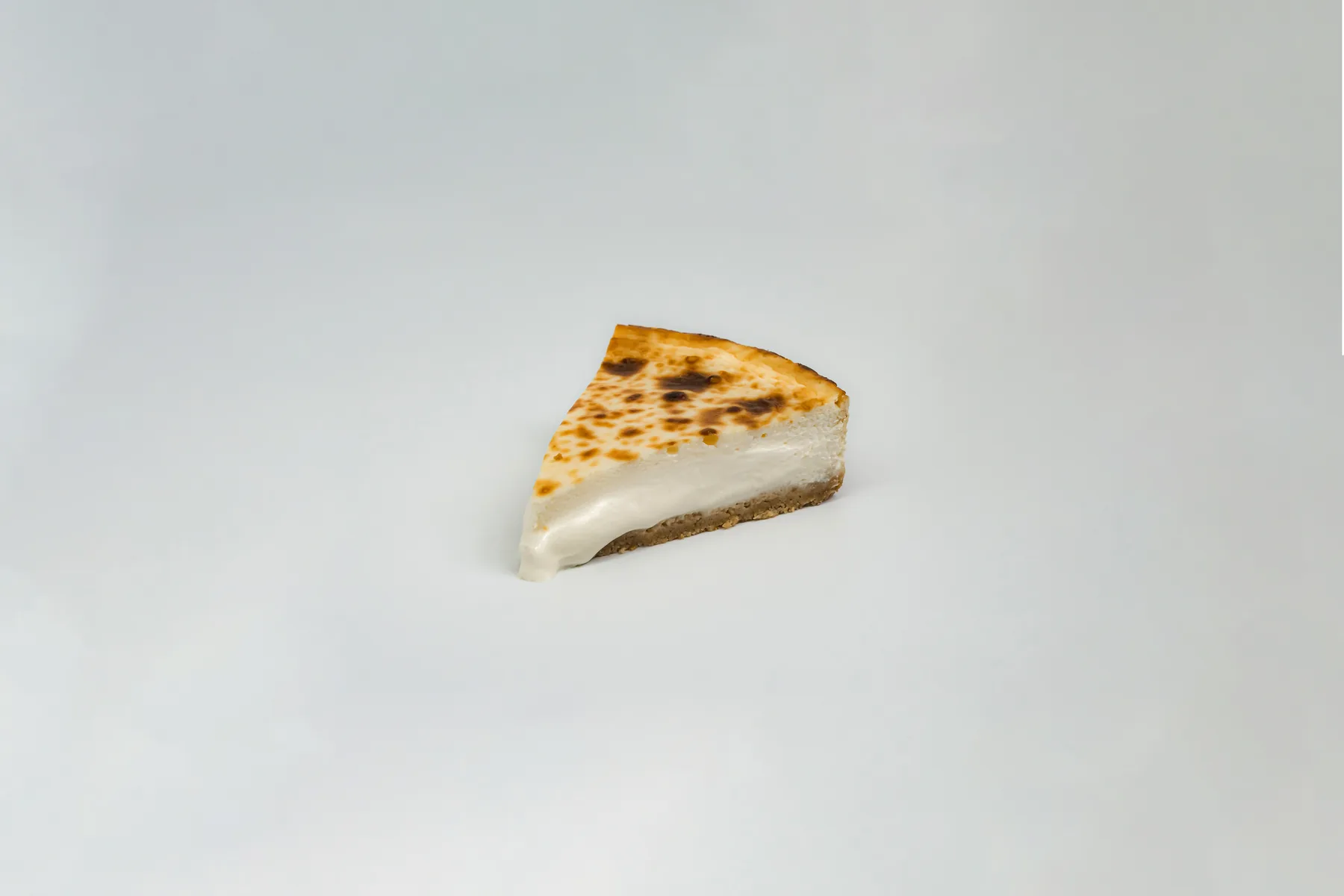 Porcion de cheesecake artesanal